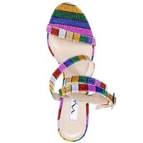 Nina Vanna Rainbow heel size 8​ - Picture 1 of 15